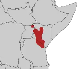 Map of range