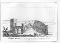 Temple Bruer Preceptory by Samuel Buck