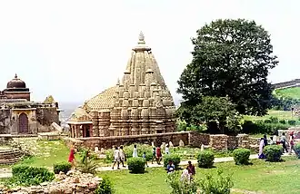 The temple from a distance