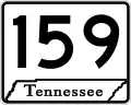 State Route 159 marker