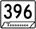 State Route 396 marker