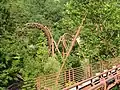 Dolly's "Iron Butterfly" element from the platform.