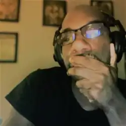 Terry Blade during 2022 recording session in Washington, DC.