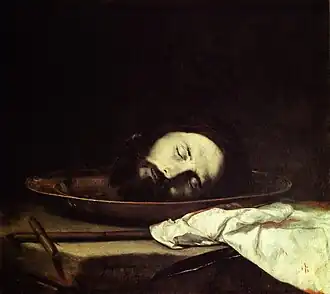Head of John the Baptist. 1646, 66 × 78&nbsp;cm., Museo Civico Filangieri