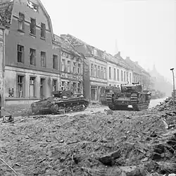 Goch during Operation Veritable, February 21, 1945