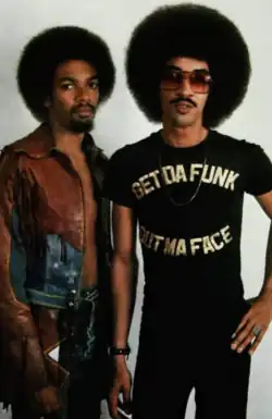 Brothers Johnson in 1976 (Louis and George)