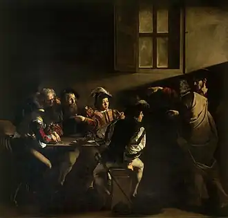 The Calling of Saint Matthew, by Caravaggio