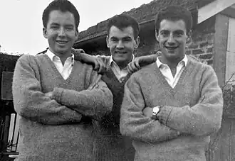 Three young men