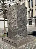 The Flame of Hope by Mustapha Zoufri in Molenbeek, in honour of the victims of the Paris and Brussels attacks