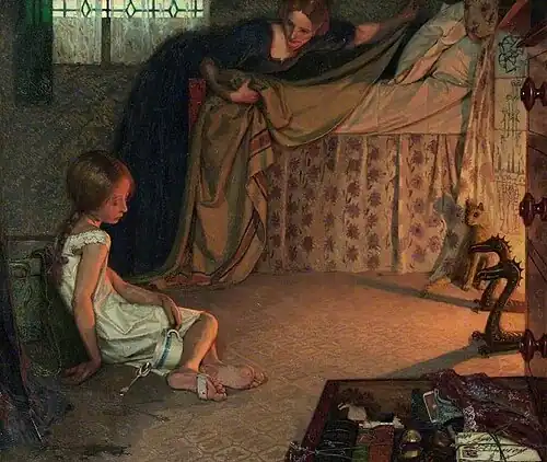 The Foundling, 1896, Leamington Spa Art Gallery