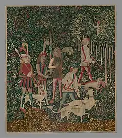 The Hunters Enter the Woods