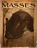 Cover illustration for The Masses, October 1916