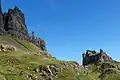 View of the Quiraing (left) and the Prison (right)