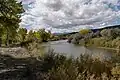 The Rio Grande bordering the western side property