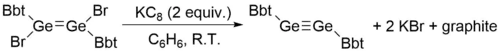 The synthesis of BbtGeGeBbt.