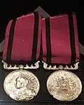 War Medal of B.E. 2461 for veterans of Siamese Expeditionary Forces in the First World War.
