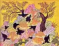 The battle of the crows and the owls. Kalila wa Dimna, for Pir Budak c. 1460