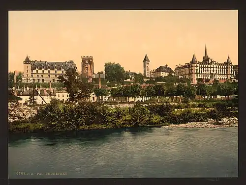 The château from the south front, 1890–1900