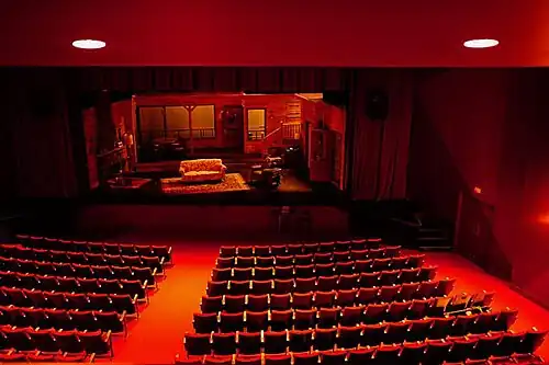 The auditorium from the sound booth