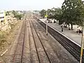 Thirumullaivoyal station towards the eastern side