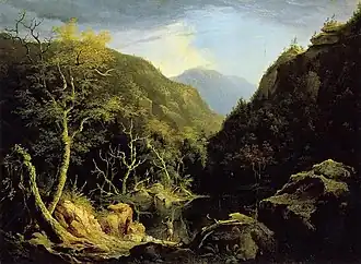 Autumn in the Catskills by Thomas Cole (1827).