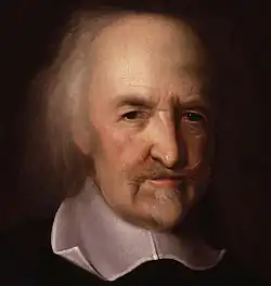 Oil painting of a man with gray hear wearing a formal attire