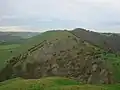 View from on the top of Thorpe Cloud looking towards Bunster Hill