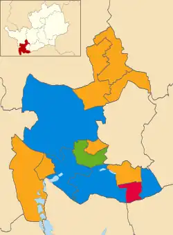 2022 results map
