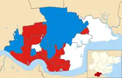 2006 results map