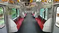 Interior view of car 4008 in July 2013