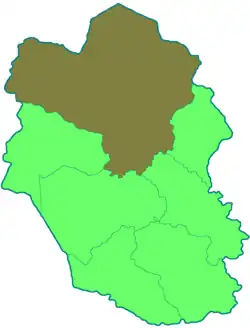 Location in Tomsk Governorate