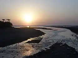 Tono River estuary