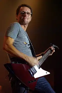 Bellotto in 2009 during a Titãs & Os Paralamas do Sucesso show in Recife, Pernambuco, Brazil