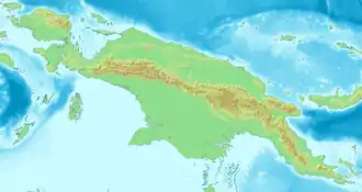 Hulitherium is located in New Guinea