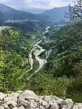 Torrent Cismon. View from Lamon