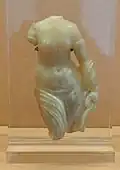 Venus or Leda. Alabaster sculpture, Hellenistic.