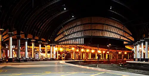 Station by night