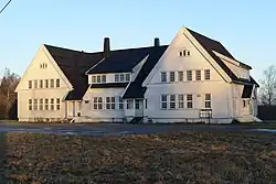 Building at Trandum camp