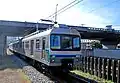 900 Series train of the Belo Horizonte Metro, manufactured by Cobrasma in partnership with Francorail/MTE.
