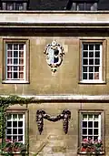 Armorial Detail in Front Court