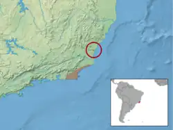 Map of range
