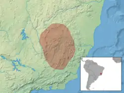 Map of range