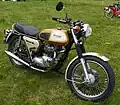 1977 Triumph TR7V Tiger with aftermarket reverse-cone silencers