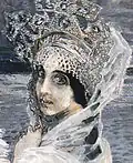 Mikhail Vrubel: Nadezhda Zabela-Vrubel – as the Swan Princess 1900