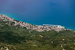 View of Tučepi from Biokovo