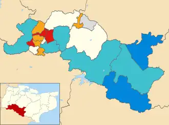 2023 results map