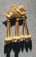 Uşak Winged Karun Treasure fake seahorse brooch