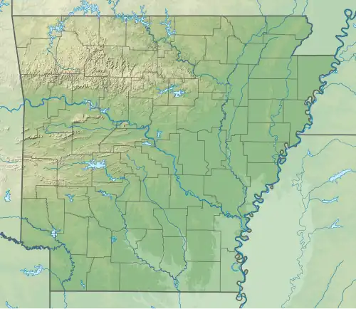 Arkansas Post is located in Arkansas