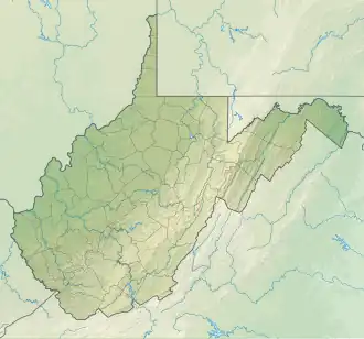 Map showing the location of Core Arboretum
