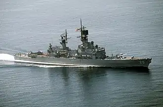 USS Jouett (CG-29) underway in 1992